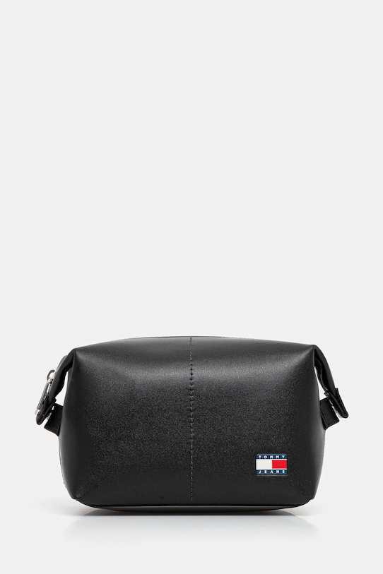 

Кожаная косметичка Tommy Jeans, черный