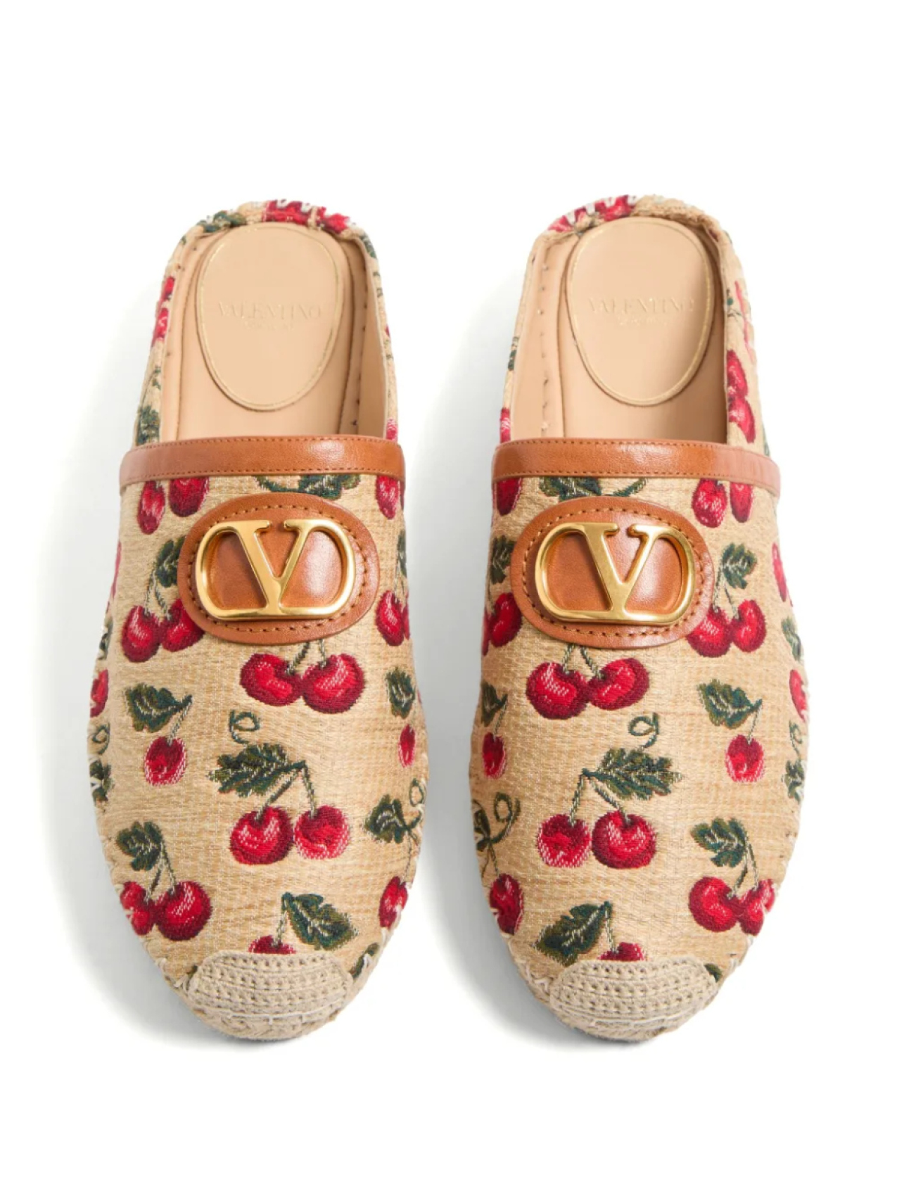 Эспадрильи с фирменной символикой Vlogo Valentino Garavani, нейтральный — фото 4