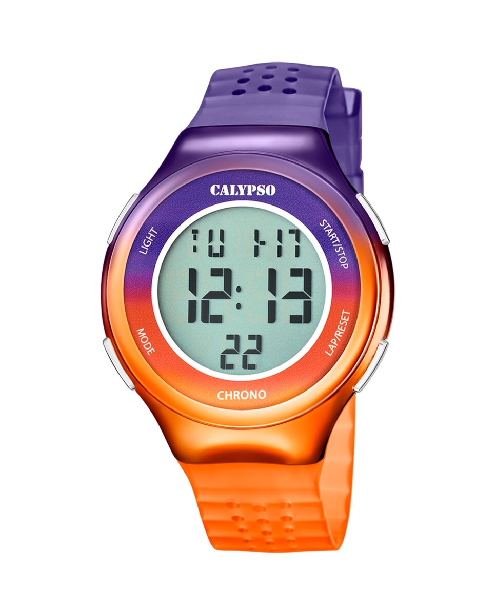 

K5841/3 Часы Color Splash Оранжевые резиновые Calypso, оранжевый