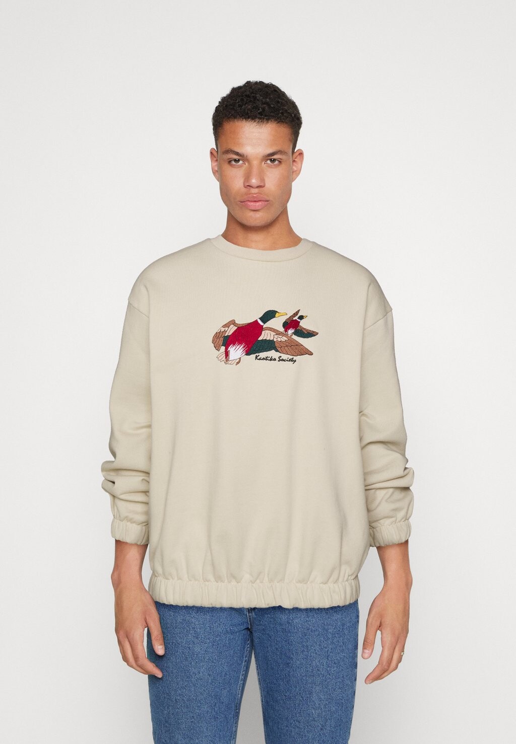 

Толстовка CREW DUCKS UNISEX Kaotiko, камень