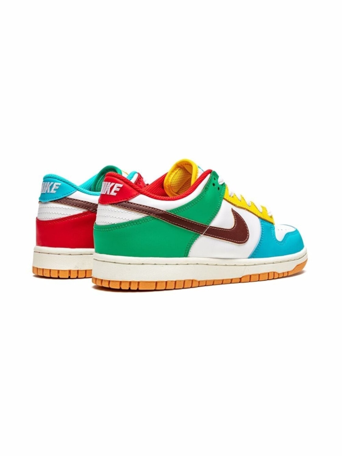 Nike Kids кроссовки Dunk Low SE, белый — фото 3