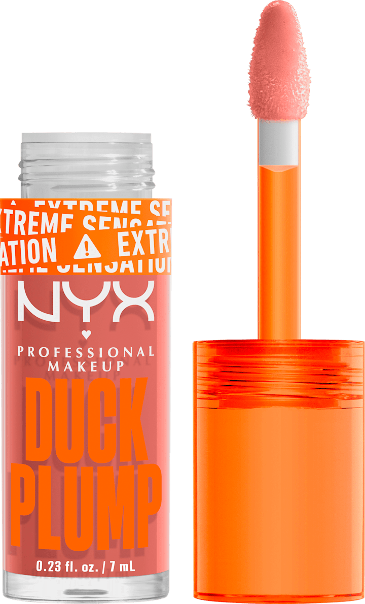 

Блеск для губ NYX PROFESSIONAL MAKEUP Lipgloss Duck Plump 02 Bangin' Bare, 7 ml