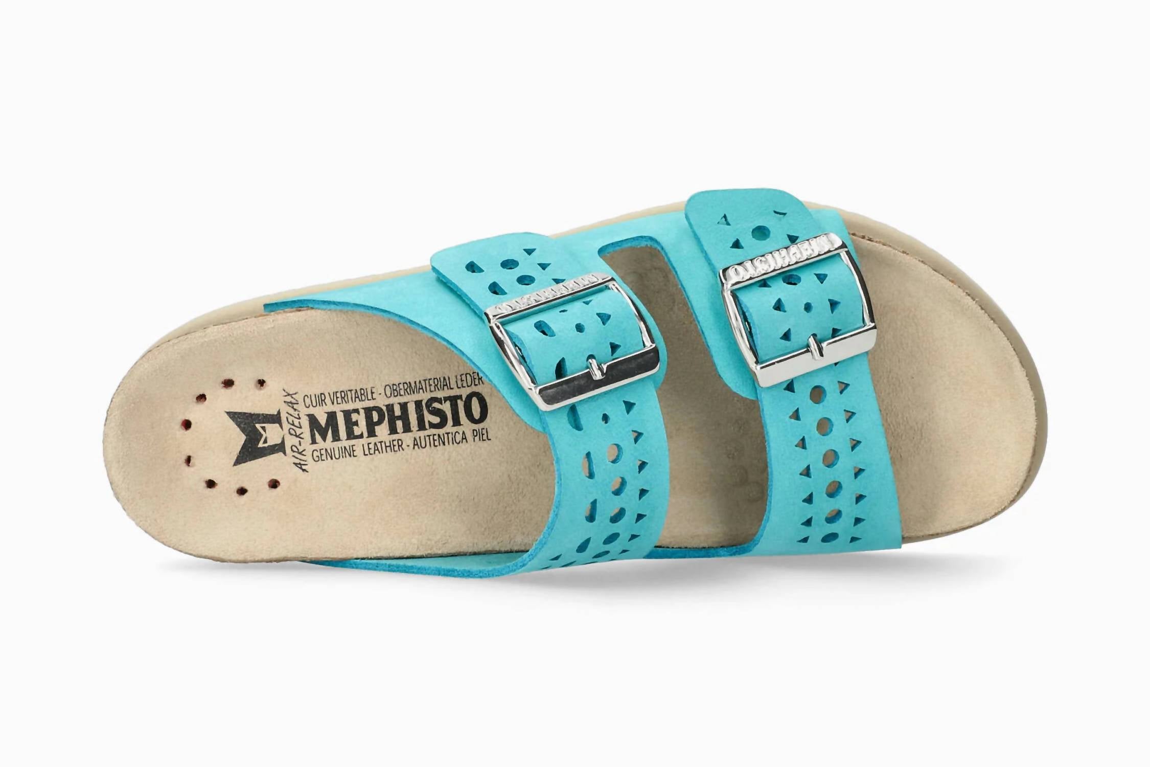 Женские сандалии Hester Perf в бирюзовом цвете MEPHISTO — фото 2