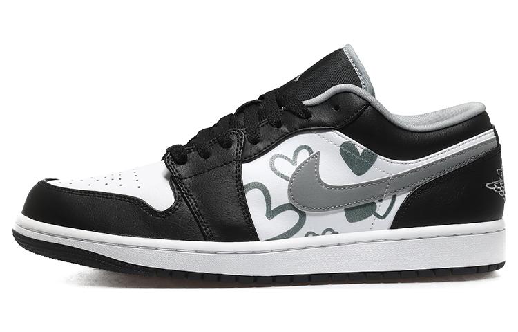 

Кроссовки Air JORDAN 1 Vintage Basketball Shoes Men Low-Top Black White Gray