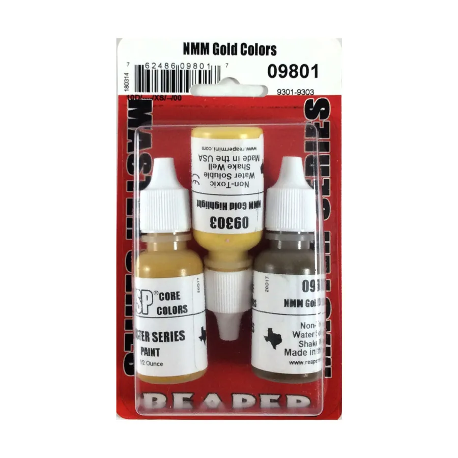 

НММ золотые цвета, Master Series Paints - Triads