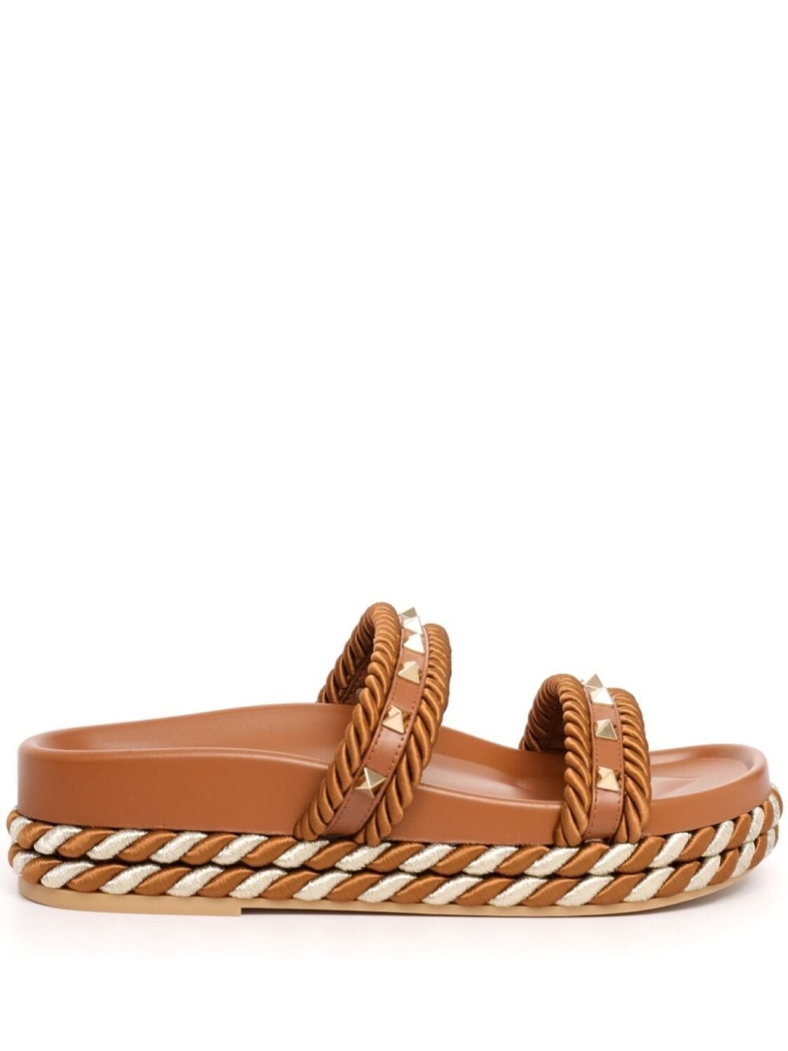 

Valentino Garavani слайды Rockstud, коричневый