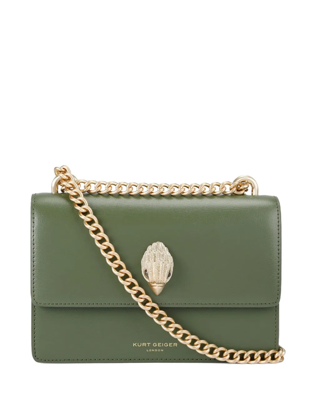 

Сумка Shoreditch с изображением птицы Kurt Geiger London, зеленый