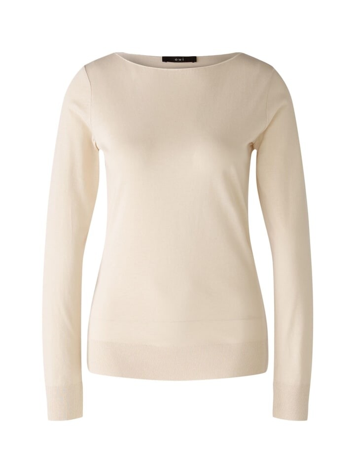 

Футболка Oui Langarmshirt, цвет light stone