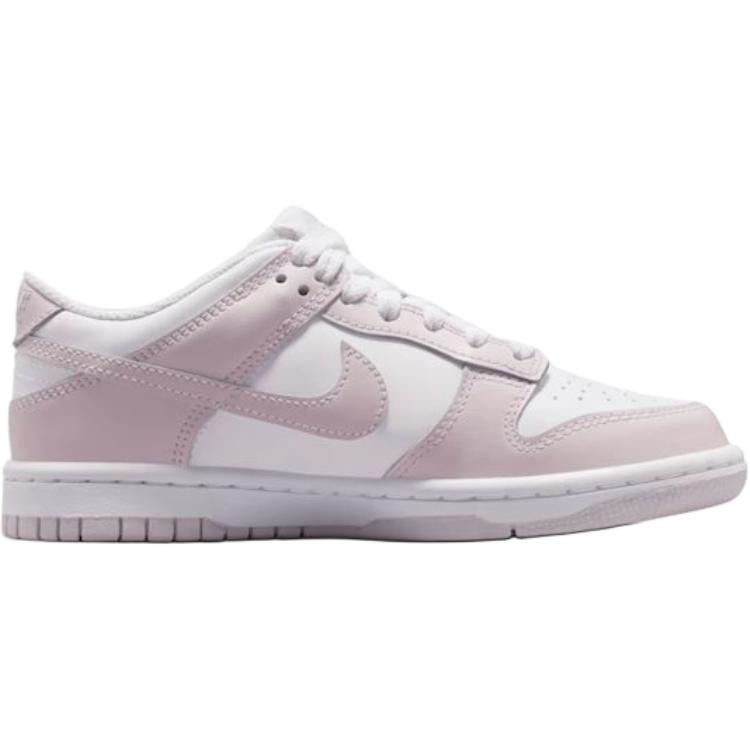 Nike Кроссовки Dunk Low top Kids' Skateboarding Shoes White Light Purple Teenagers — фото 3