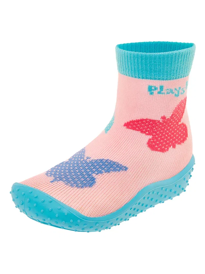 Водная обувь розовая разноцветная Playshoes