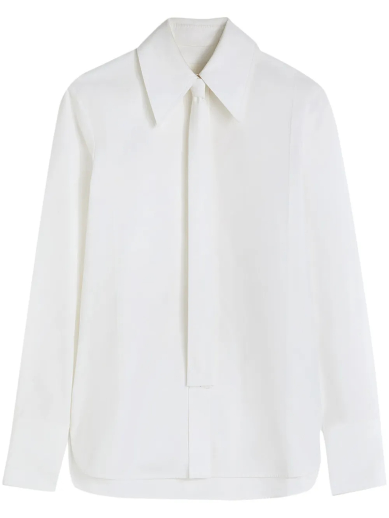 

Jil Sander рубашка с завязками, белый