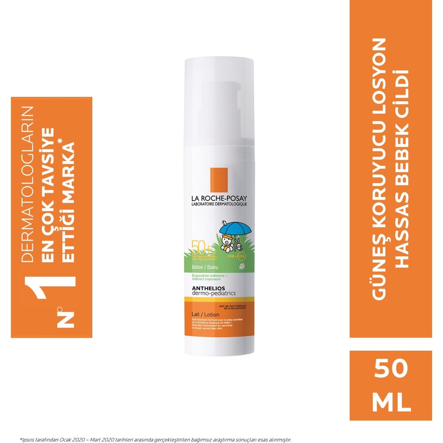 

La Roche-Posay Anthelios Lait Bebe Spf 50+ 50 мл Детское молочко для загара LA ROCHE POSAY