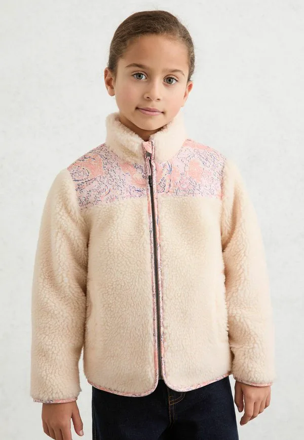 Флисовая куртка fenella с цветочным узором Reiss, Ivory