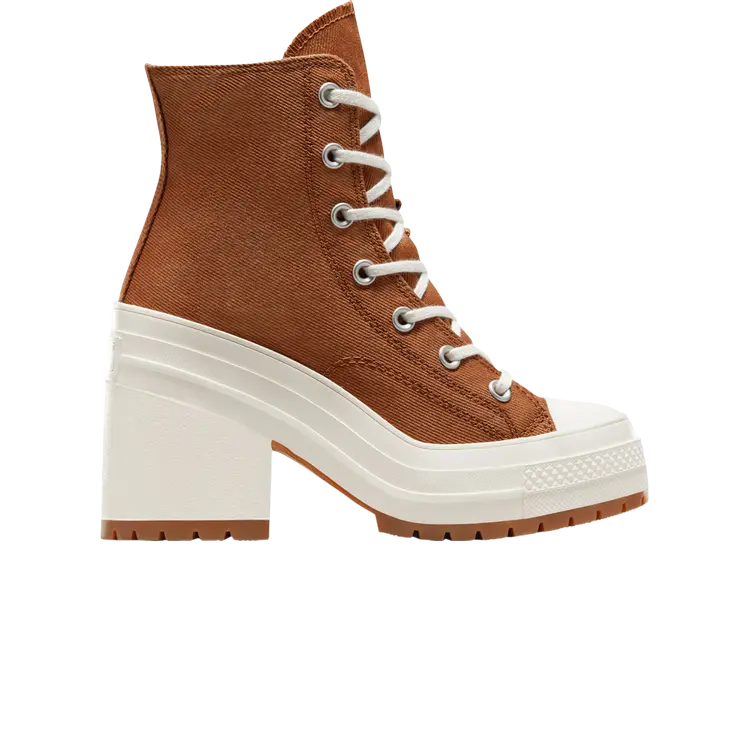 Кроссовки Converse Wmns Chuck 70 De Luxe Heel High, коричневый