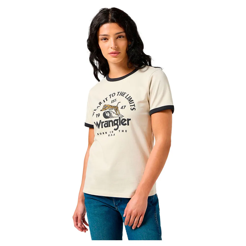 

Футболка Wrangler 112356449, бежевый