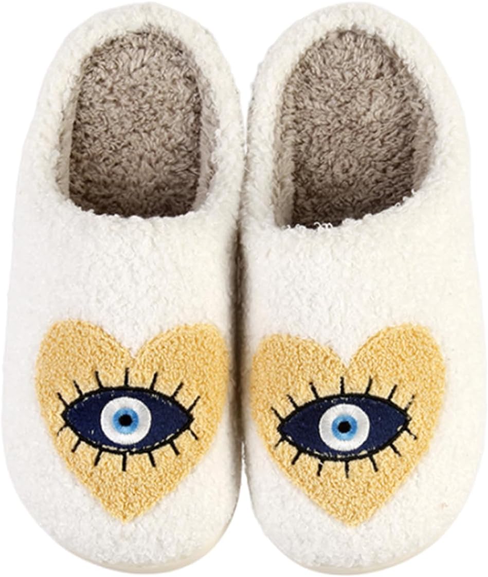 

Тапочки WIRETRAN для женщин и мужчин с мягкой подошвой с эффектом памяти, пушистые зимние теплые домашние тапочки, желтый