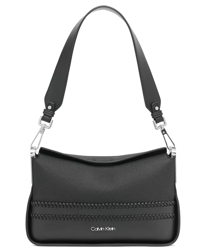 

Фэй холщовая сумка через плечо Calvin Klein, черный