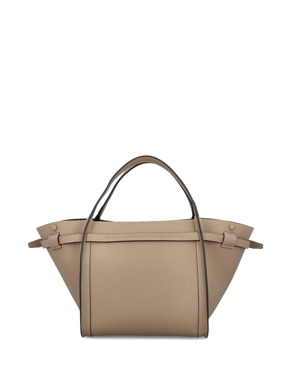 Малая кожаная сумка-тоут с металлической отделкой Tod'S, нейтральный — фото 2