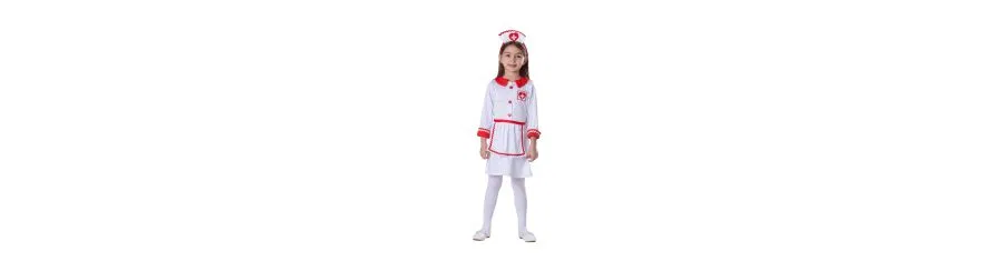 Костюм медсестры Красного Креста для девочек младшего возраста Dress Up America — фото 3