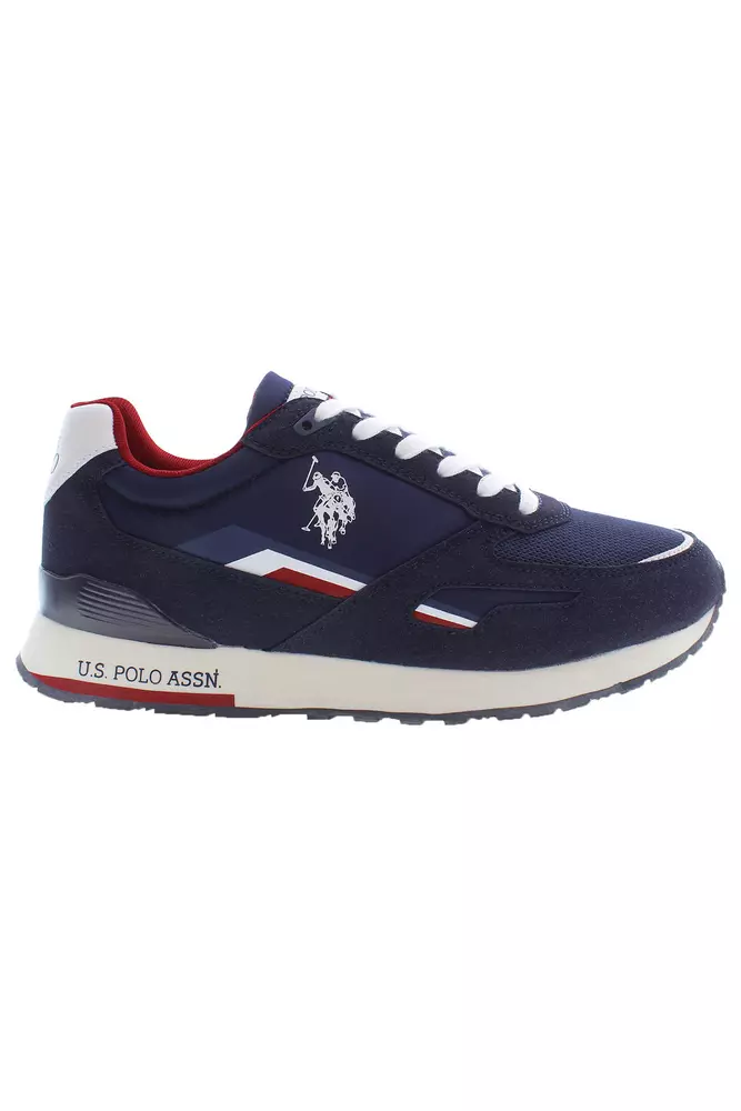 

Синие мужские кроссовки из полиэстера U.S. Polo Assn.