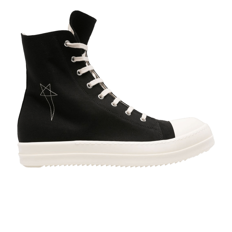 

Кроссовки Rick Owens DRKSHDW Hollywood Pentagram High 'Black Milk', черный