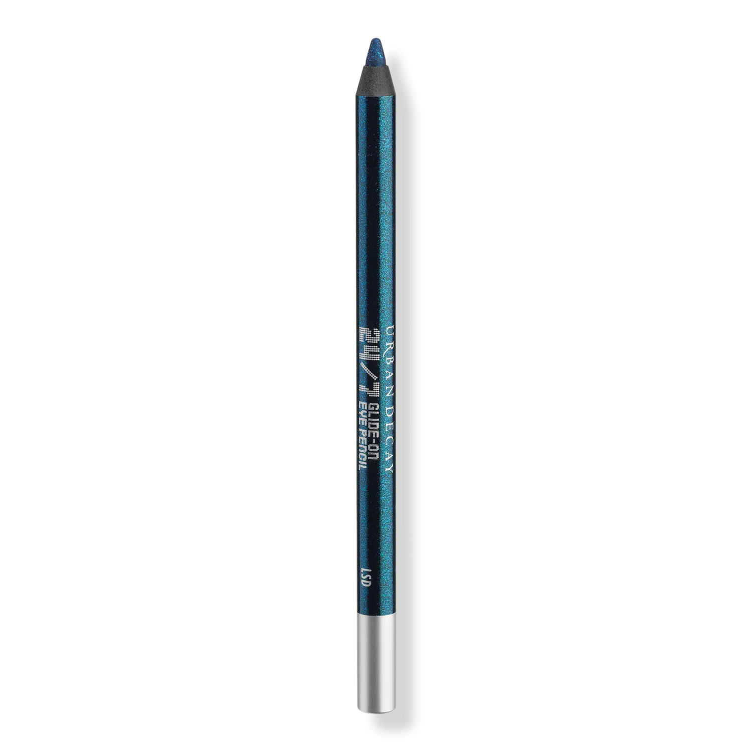 

Водостойкий карандаш для подводки глаз 24/7 Glide-On Urban Decay Cosmetics, LSD (navy shimmer w/bright turquoise micro-sparkle)
