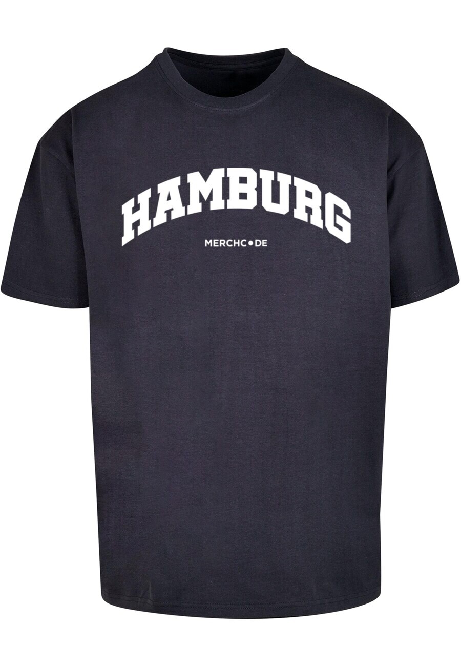 

Футболка Merchcode HAMBURG WORDING, темно-синий