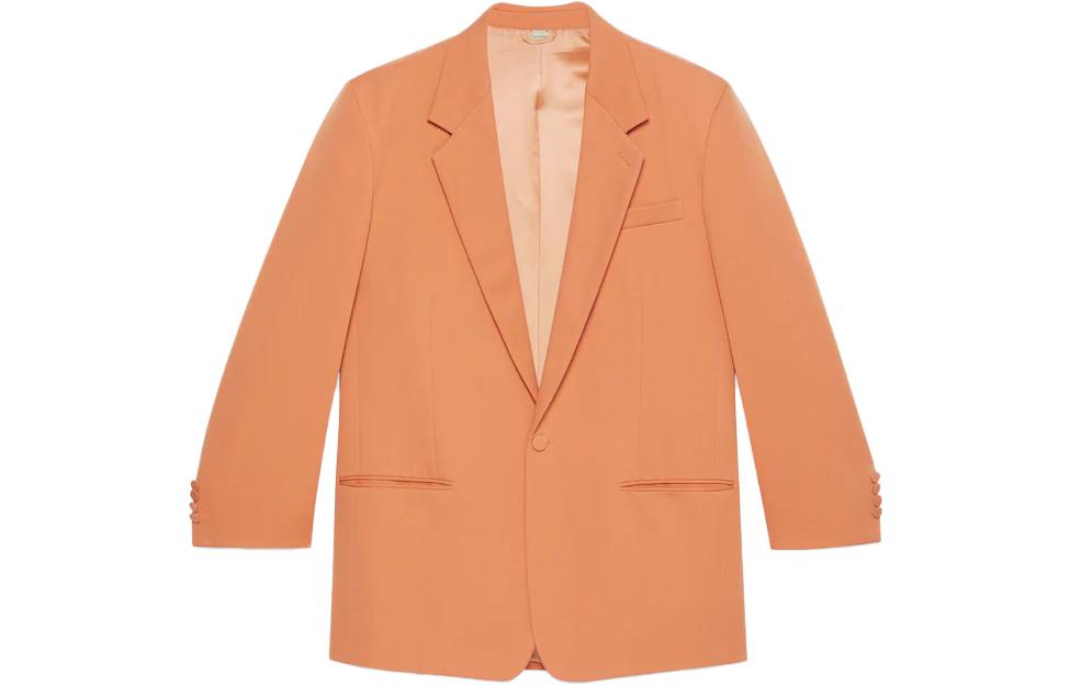 GUCCI Мужской деловой костюм оранжево-розовый, Orange Pink — фото 3