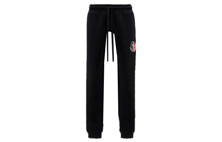 

FW22 Вязаные спортивные брюки мужские черные MONCLER GENIUS