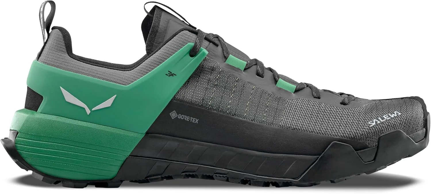 Мужские кроссовки Salewa Wildfire NXT GTX - водонепроницаемые треккинговые кроссовки Gore-Tex для походов и треккинга, зеленый — фото 2