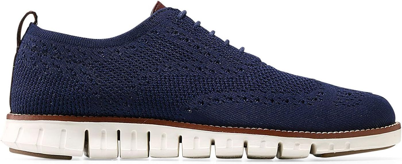 Мужские кроссовки ZEROGRAND Stitchlite Ox Cole Haan, слоновая кость/синий — фото 3