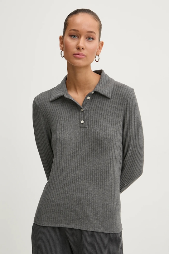 

Лонгслив Abercrombie & Fitch, серый