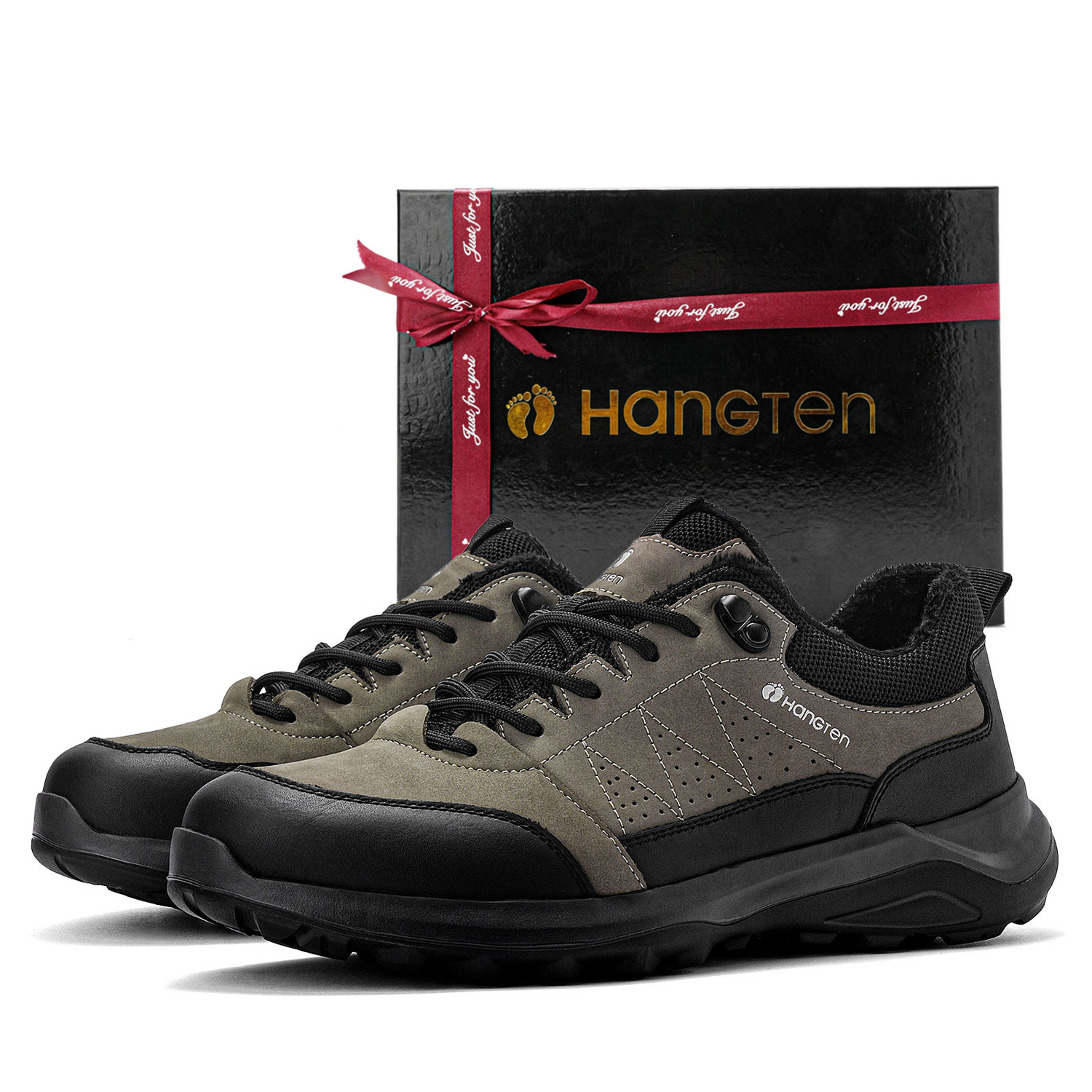 

HANG TEN Низкие уличные кроссовки унисекс серо-черные, цвет Gray Black