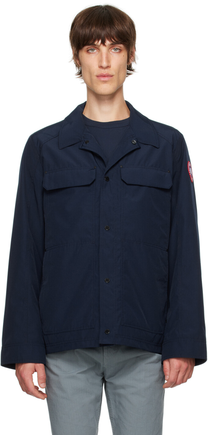 

Куртка «Бёрнаби» синяя Canada Goose