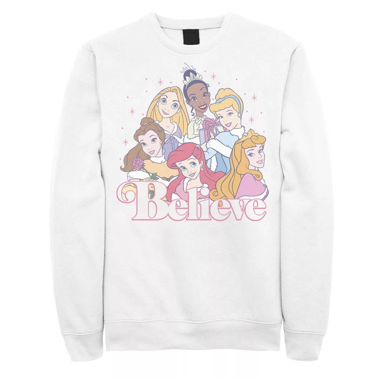

Мужской свитшот Disney Christmas Princess Believe Group Shot Licensed Character