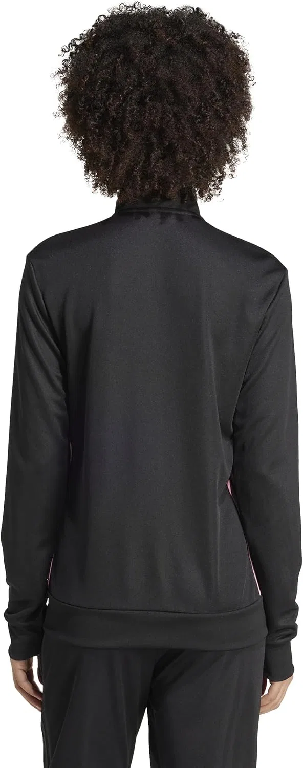 Женская тренировочная куртка adidas Tiro 25 Essentials, Regular Fit, Black/Easy Pink/White — фото 2