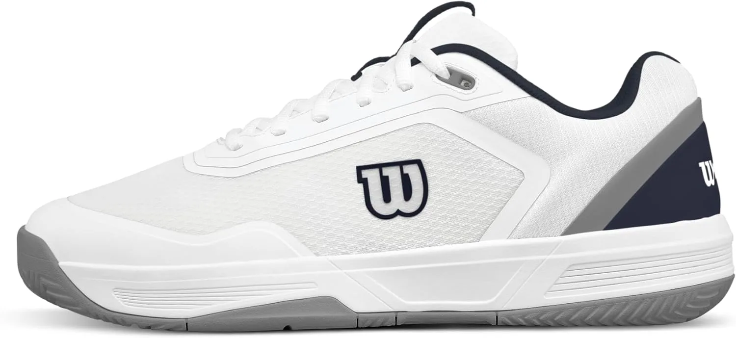 Мужские теннисные кроссовки Courtglide, спортивная ракетка Wilson, белый