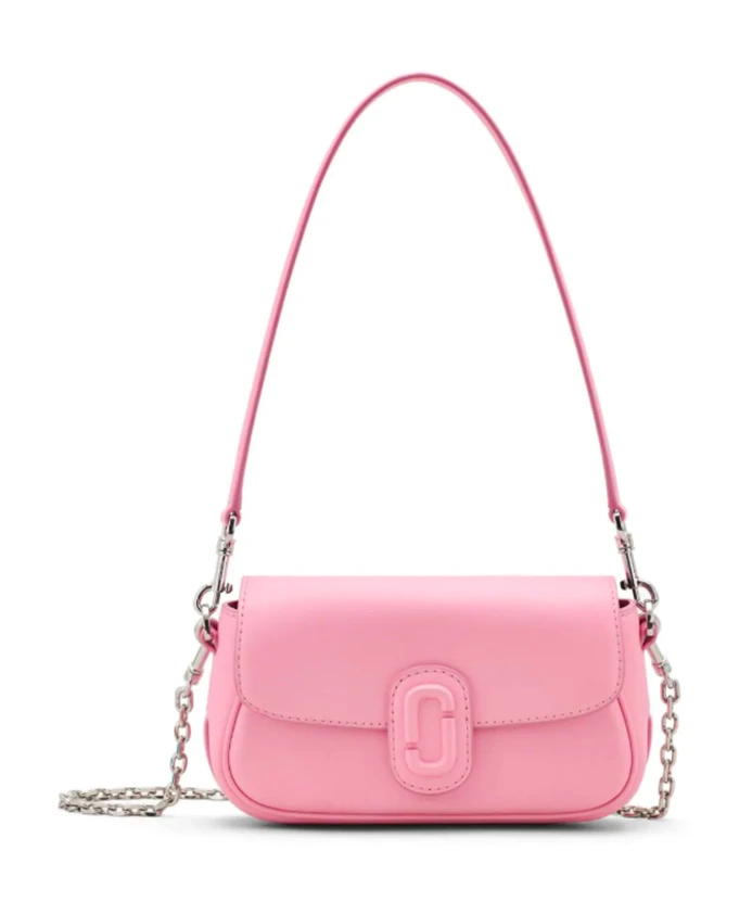 

Кожаная сумка через плечо с цепочкой Marc Jacobs, розовый