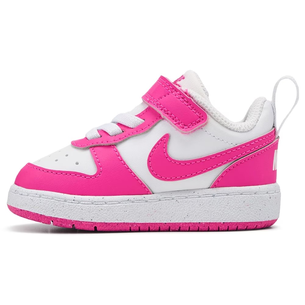 Детские кроссовки court borough low recraft для малышей Nike, pink/white — фото 3