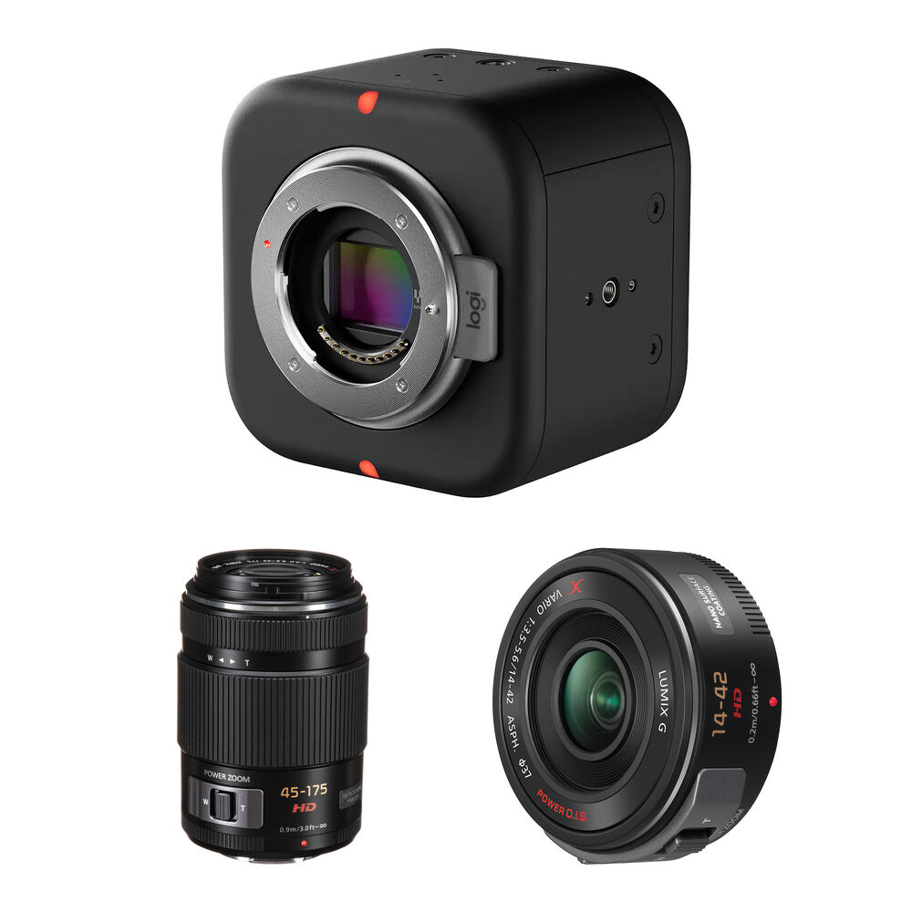 

Комплект камеры Mevo Core 4K с объективами 45-175 мм и 14-42 мм (Micro Four Thirds)