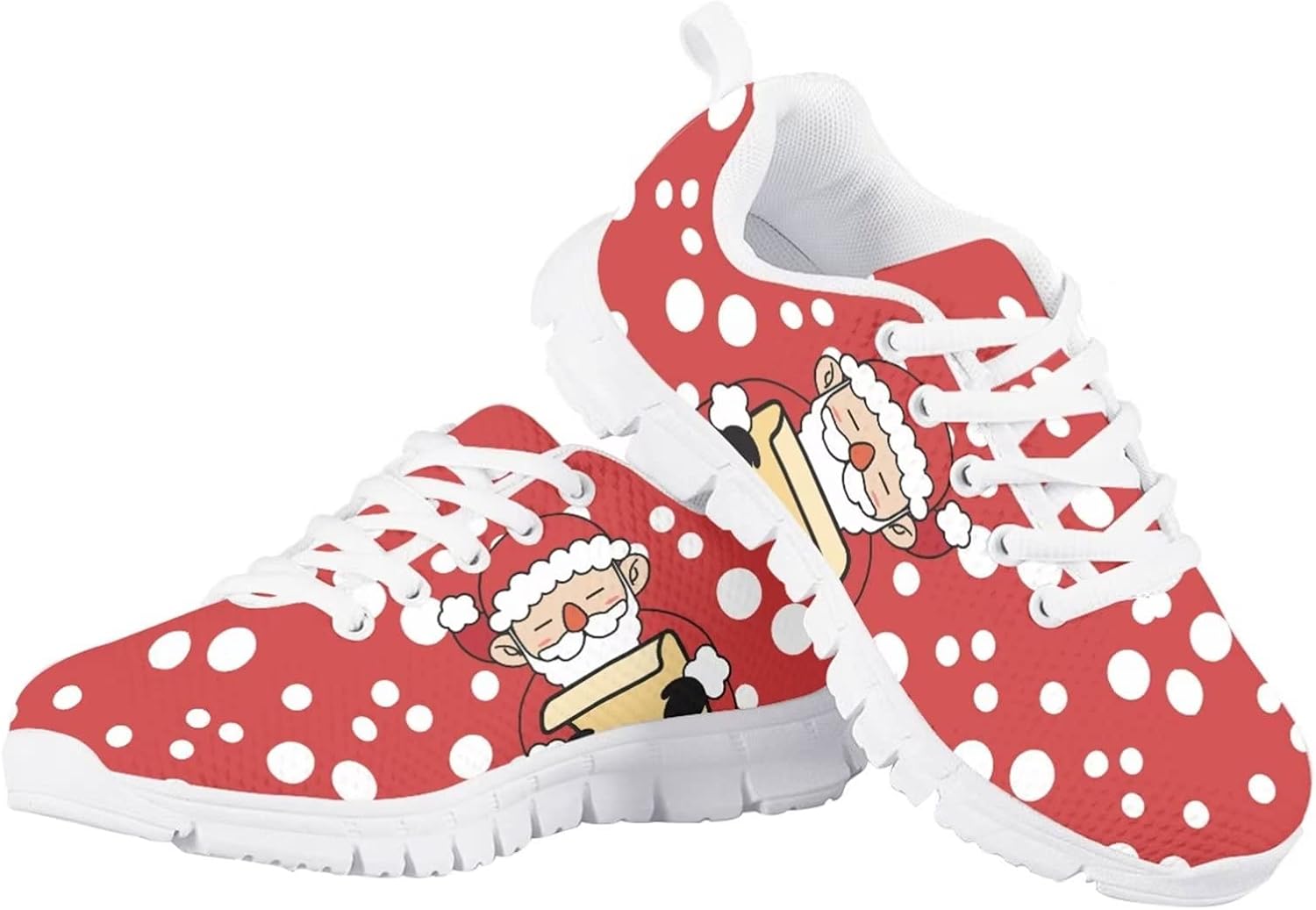 

Детские кроссовки Binienty для мальчиков и девочек, для бега и тенниса, легкие, дышащие, спортивные, для детей, Santa Claus