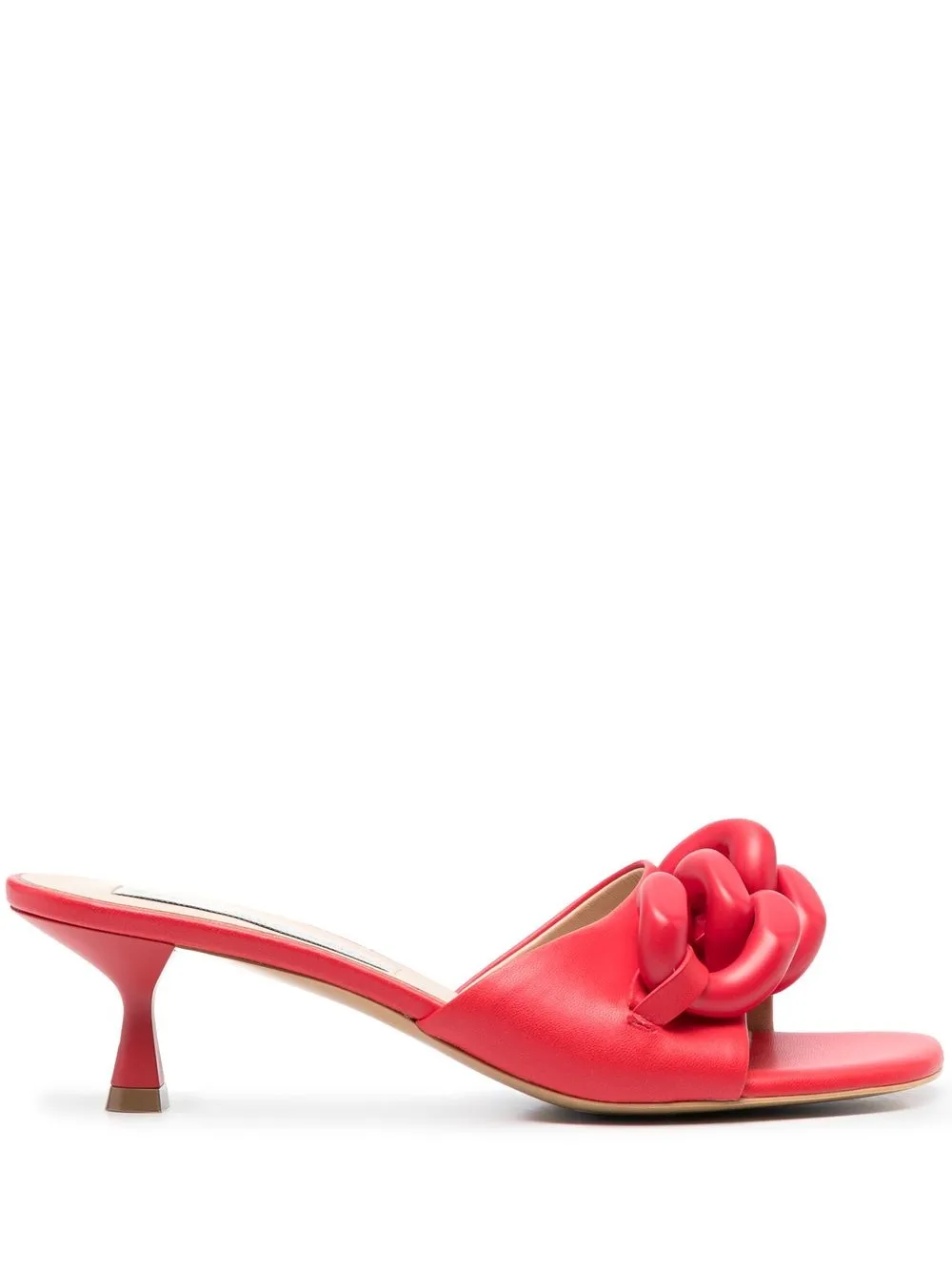 Босоножки с цепочками STELLA MCCARTNEY, красный