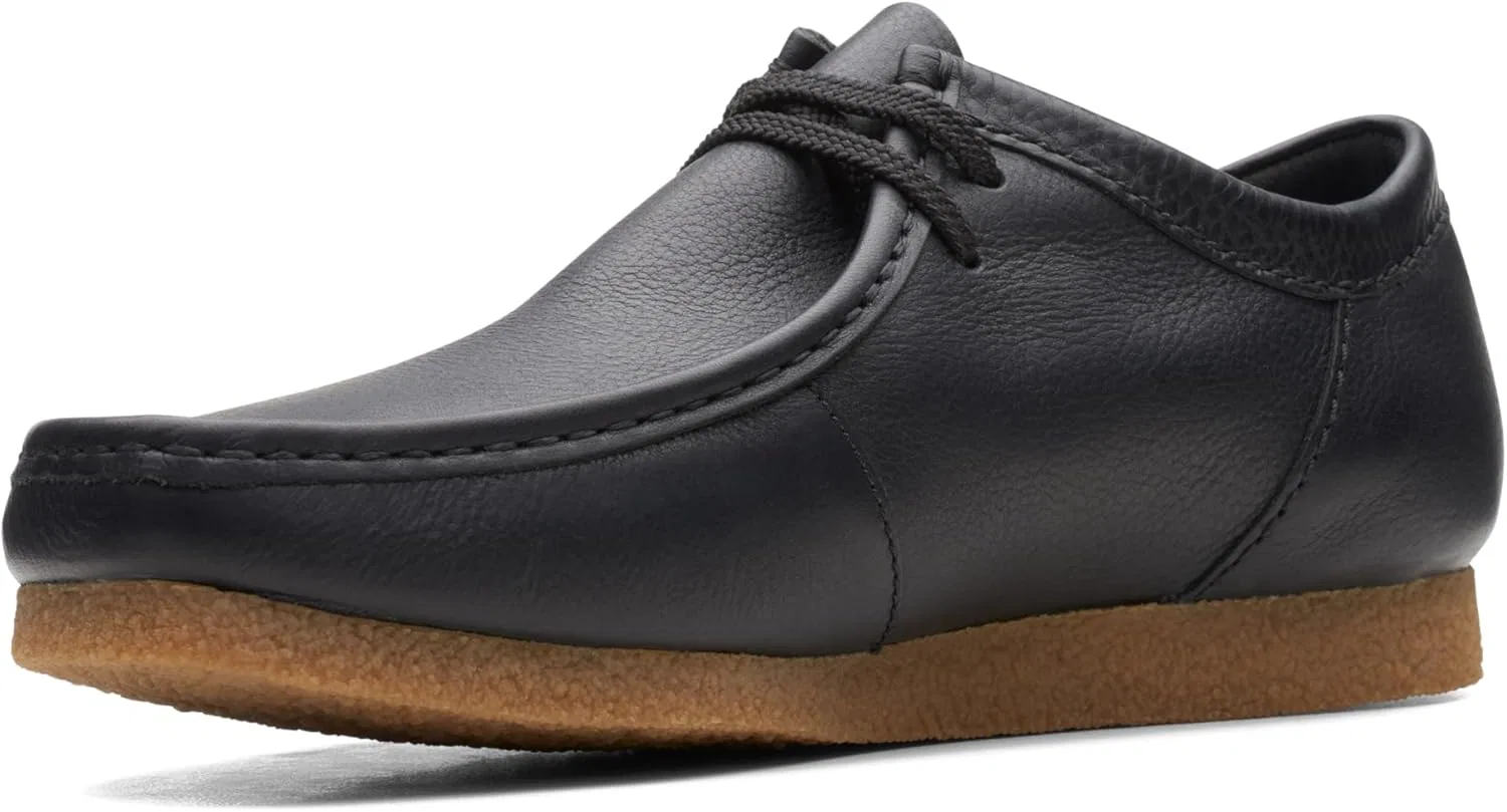 Кроссовки Clarks Men's Shacre Ii Run Oxford, Black Leather, 44 EU