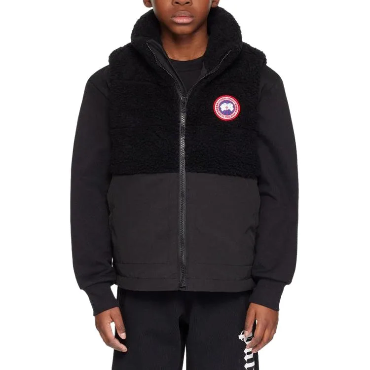 Детская худи-жилетка Canada Goose, черный