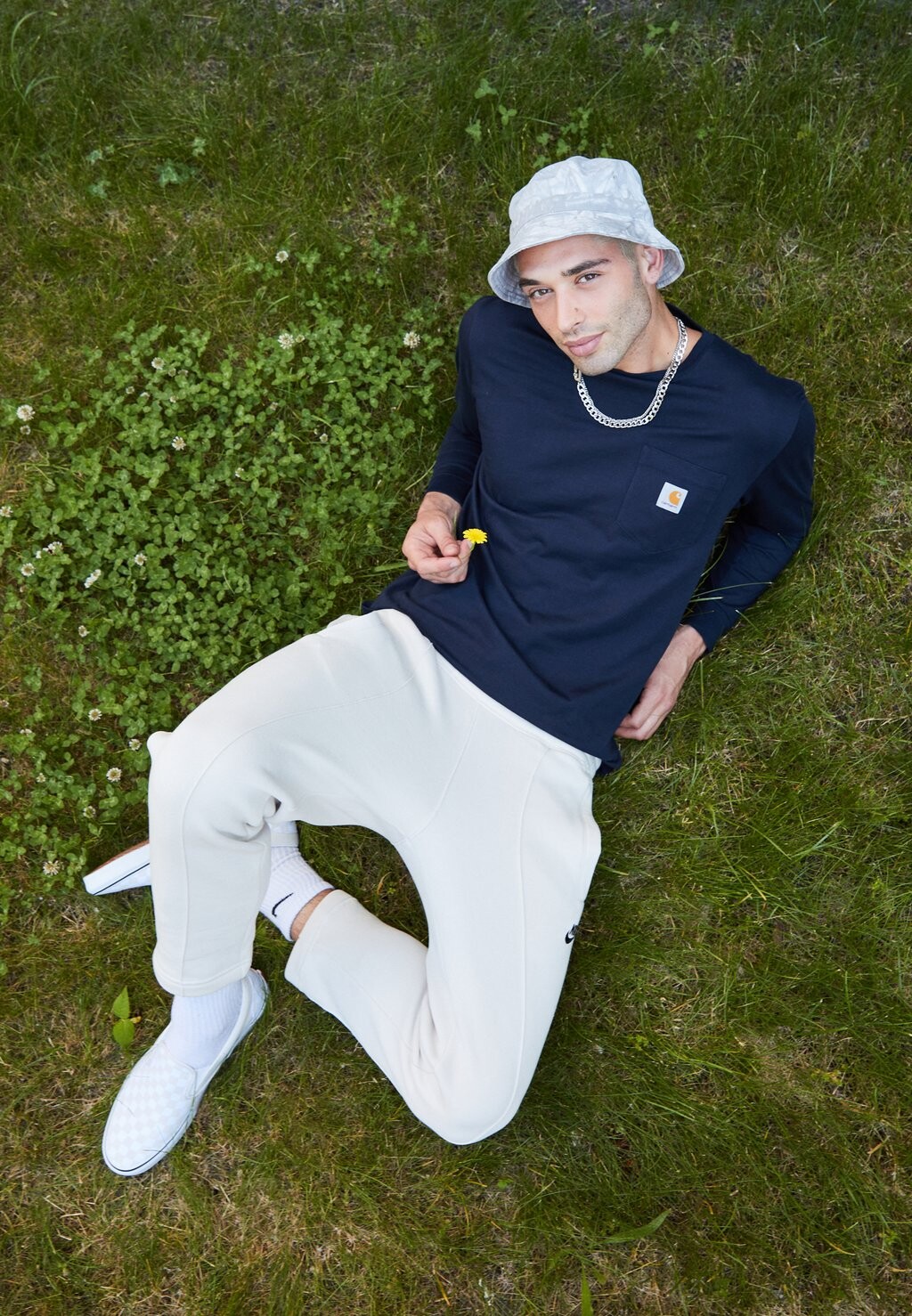 

Рубашка с длинным рукавом POCKET Carhartt WIP, цвет dark navy