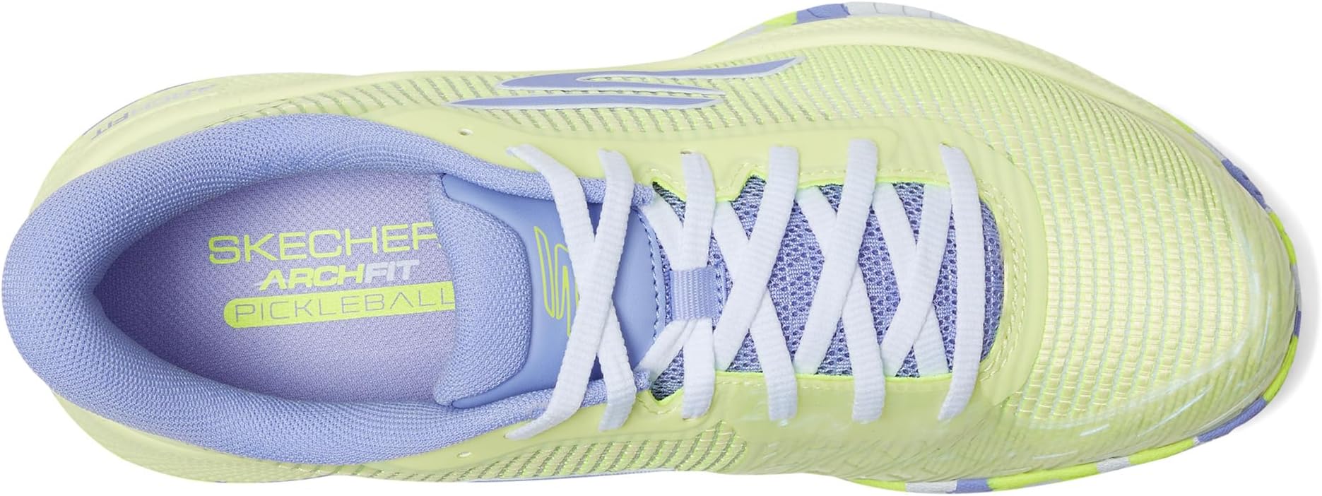 Кроссовки SKECHERS Pickleball Viper Court Pro 2.0 Sneaker, цвет Lime/Lavender — фото 2