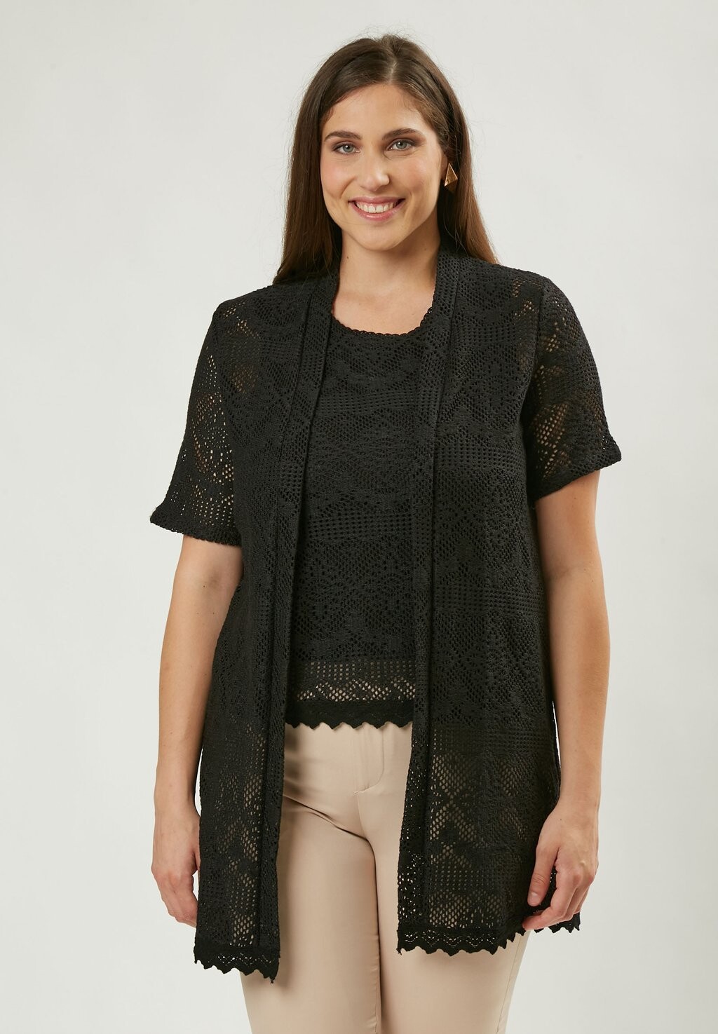 

Вязаный жакет Maison Form'elle, черный