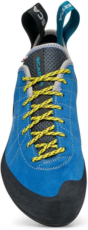 Мужские скальные туфли SCARPA Helix с шнуровкой для традиционного и спортивного скалолазания, синий — фото 4