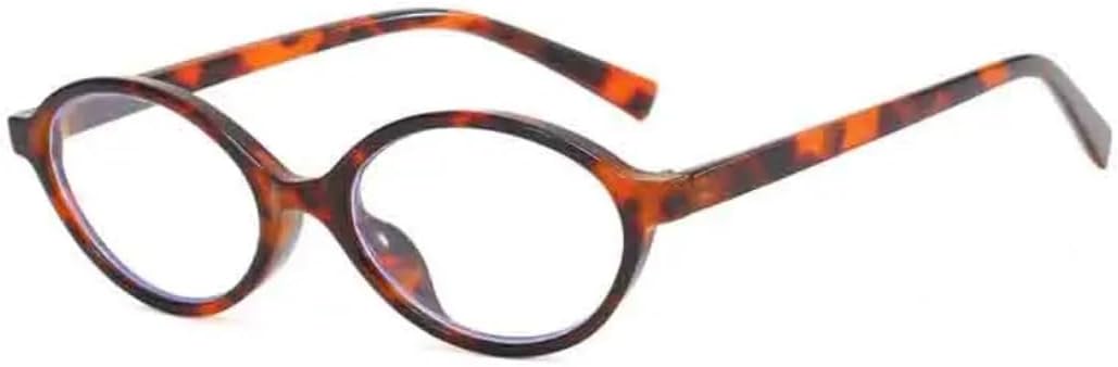 

Солнцезащитные очки с защитой UV400 | Маленькие овальные линзы с леопардовым принтом | для женщин и мужчин, для занятий спортом на открытом воздухе и вождения DSVIGF, Leopard Clear