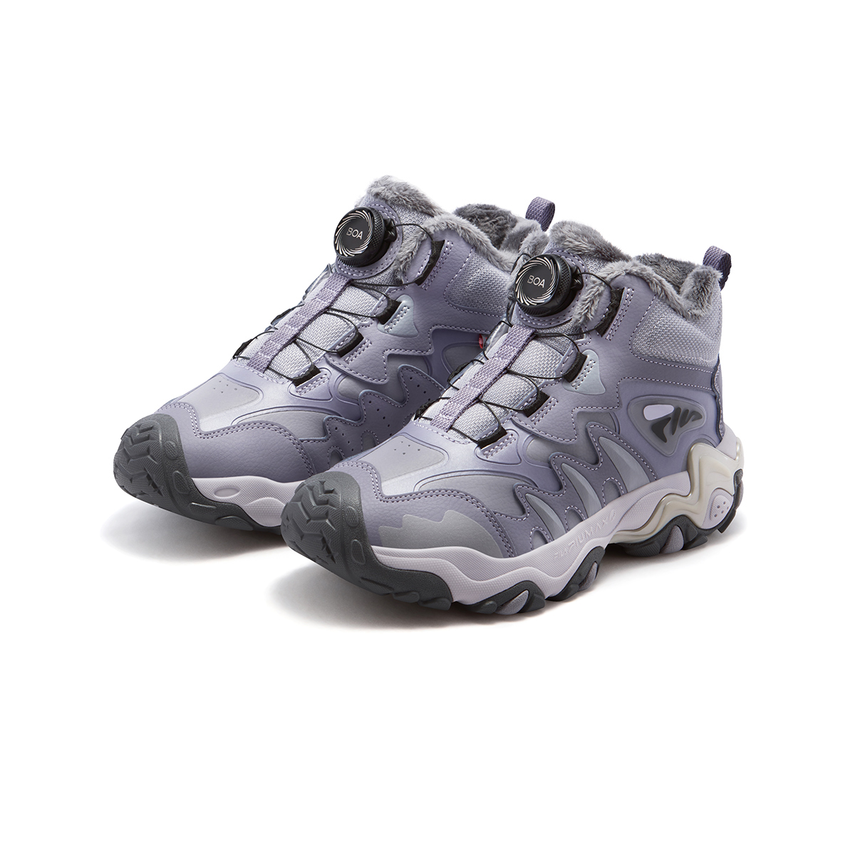 FILA KIDS Performance FPH высокие кроссовки для активного отдыха dusty gray purple детские — фото 4